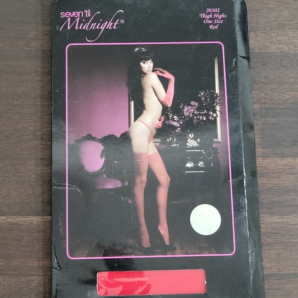 Seven 'til Midnight Red Thigh Highs